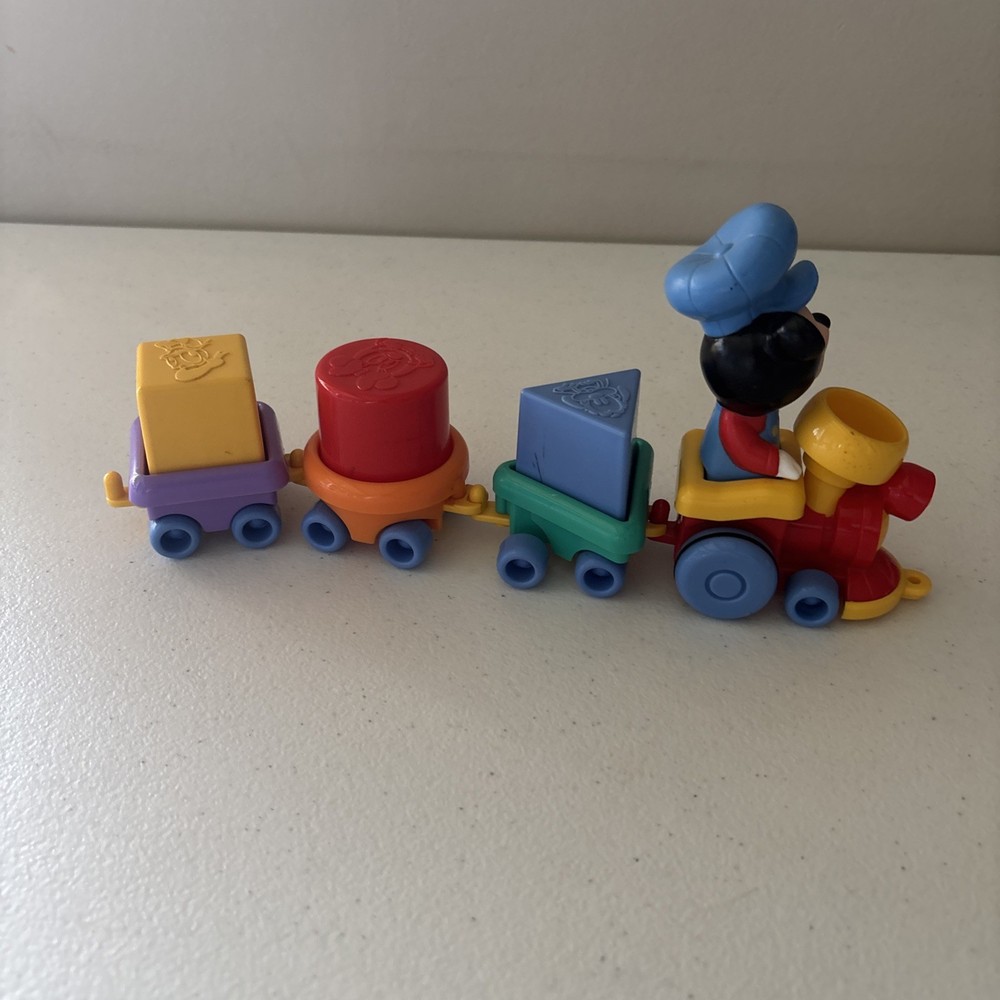 Vintage Disney Mickey Mouse Figure Train