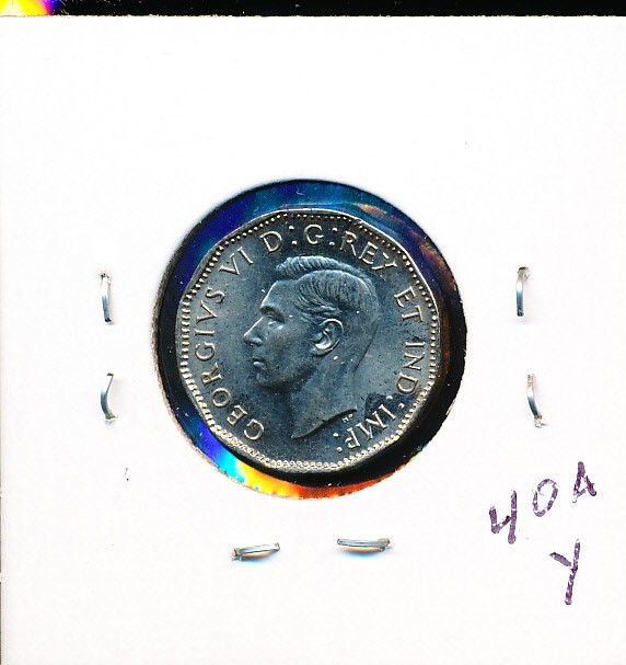 CANADA - 5 CENT - 1945 - CHOICE BU - #2425 - SALE