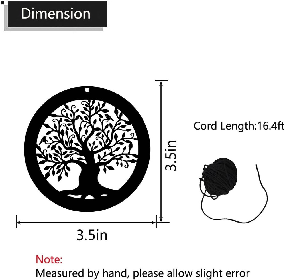 Replacement Wind Catcher, Wind Chime Sail Replacement with 16.4FT Nylon Cord