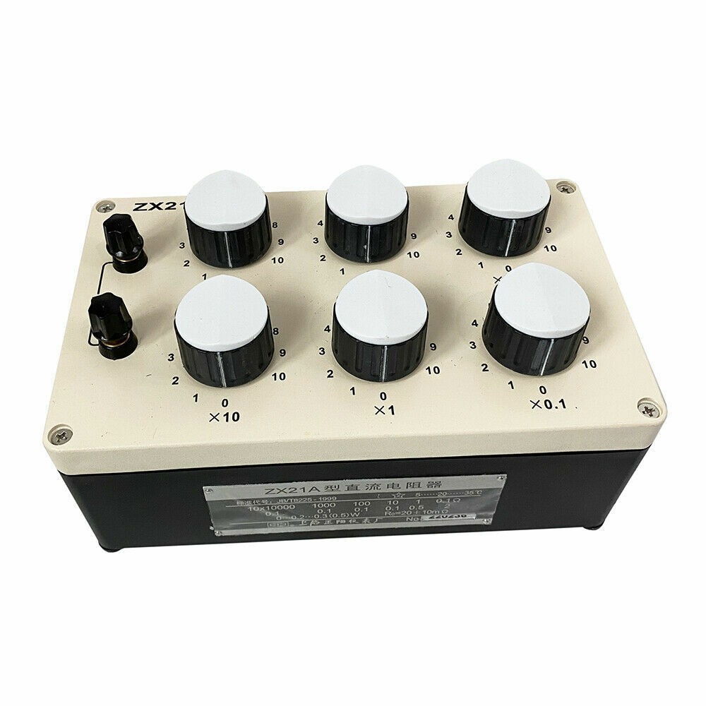 Precision Adjustable DC Resistance Box Resistor DC Decade Resistance Box
