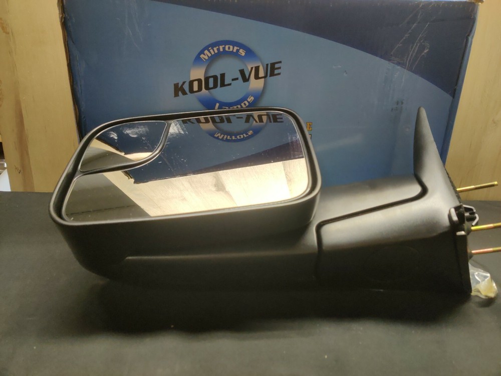 Fit 02-08 Dodge Ram Driver/Left Manual Rotatable Towing Trailer Side Mirror