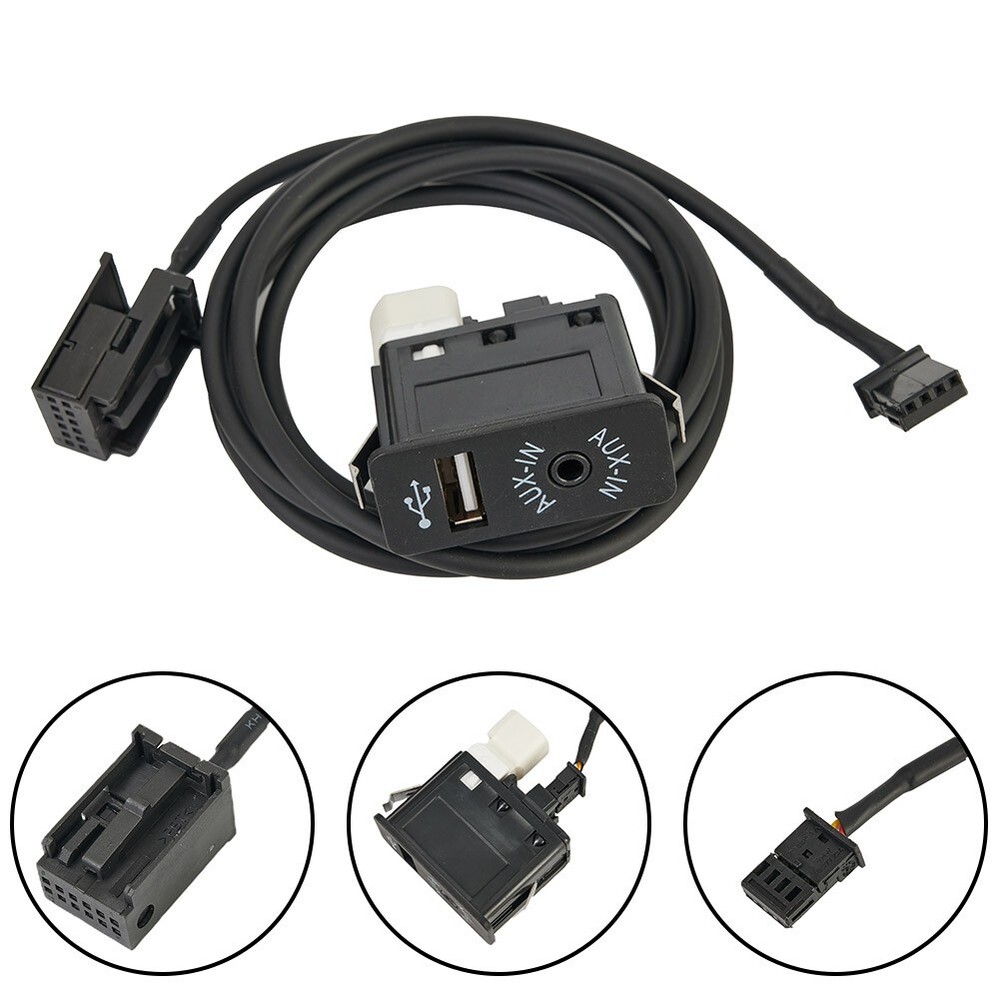 Sleek Design USB AUX Input Socket Switch for E39 E53 X5Z4 E85 E86 X3 E83