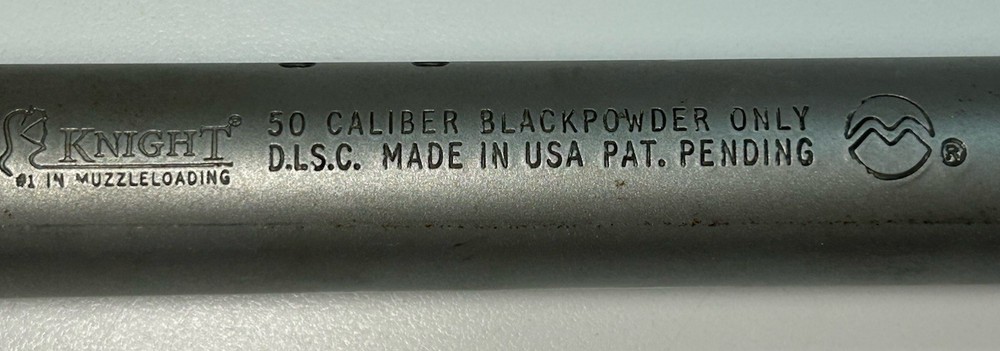 Knight Disc Inline Muzzleloader 22” Stainless Barrel With No Breech Plug