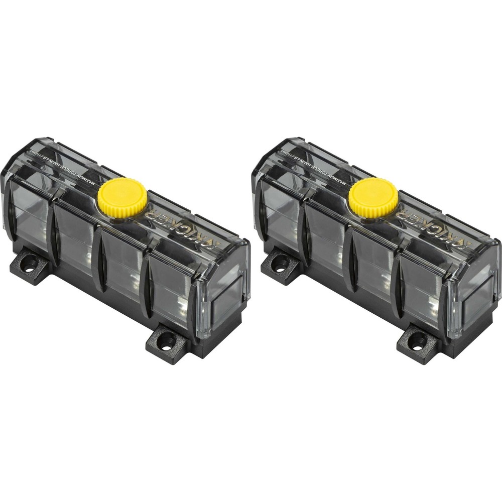 Kicker (2) 47KMDB3 ABYC Compliant Ground Distribution Block Bundle