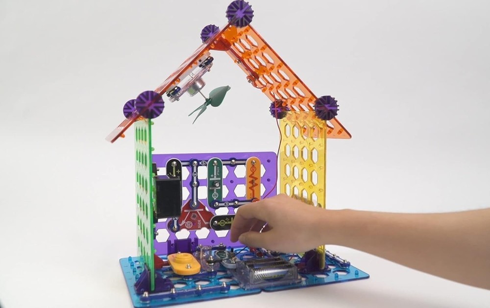 Color-Coded Electronics Building Kit for Kids - Fun STEM Learning 8 +