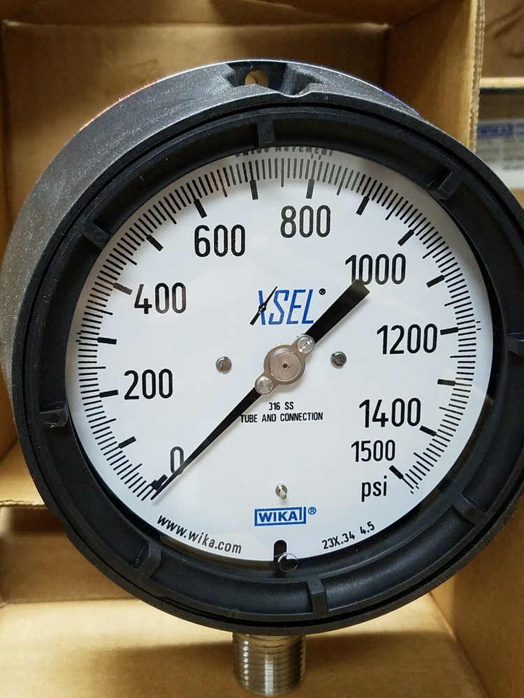 WIKA INSTRUMENTS 232 34. 4.5"  9834907  1500 PSI
