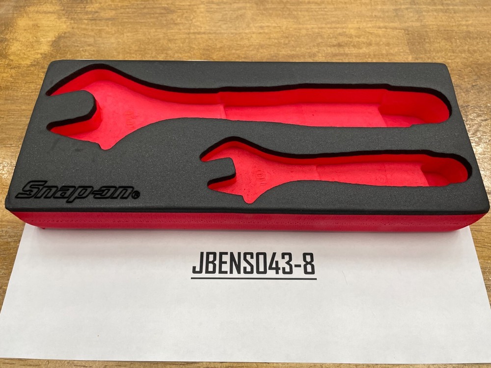 Snap-on Tools RED FOAM ORGANIZER for 6" & 10" Soft Grip Adjustable Wrenches