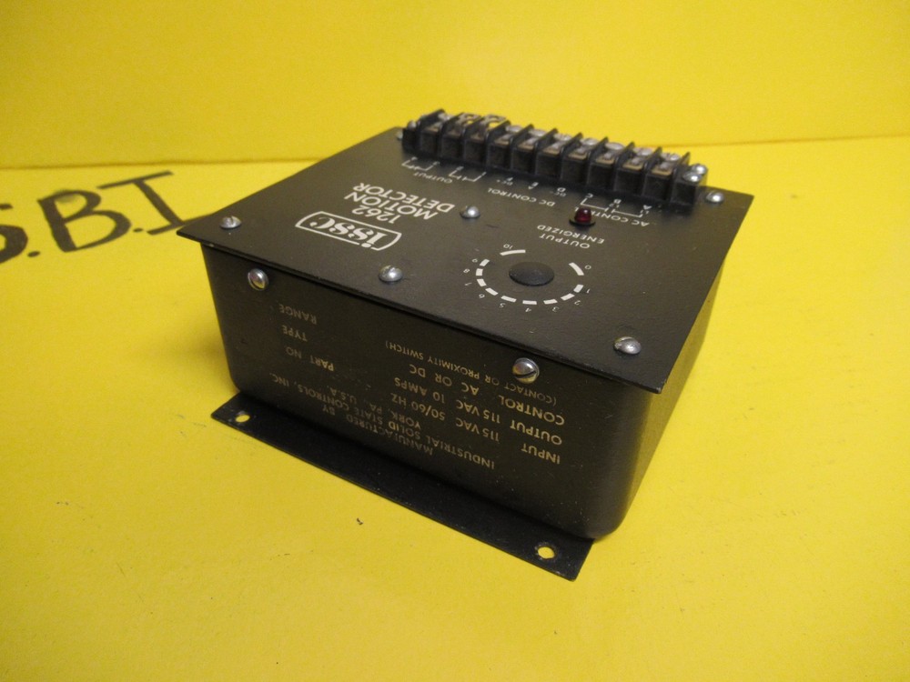 ISSA MOTION DETECTOR 1262 115Vac 10A A AMP
