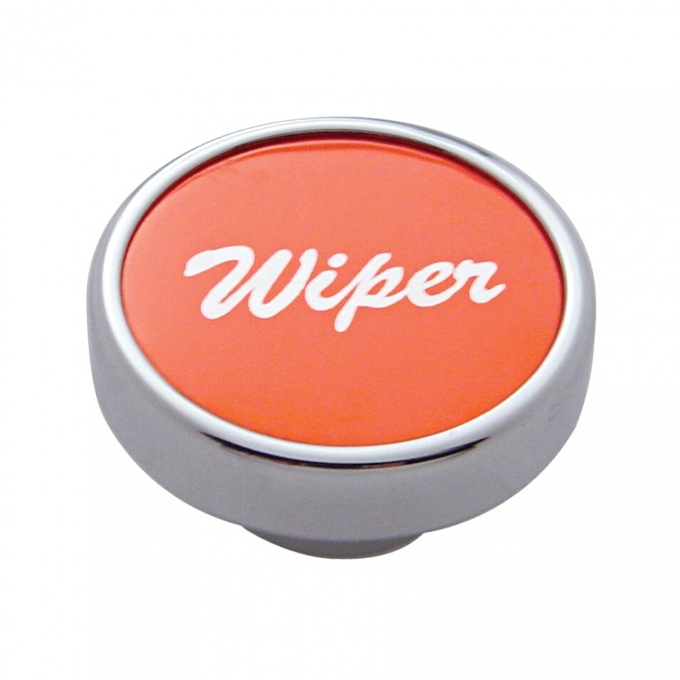 "Wiper" Dash Knob - Red Aluminum Sticker