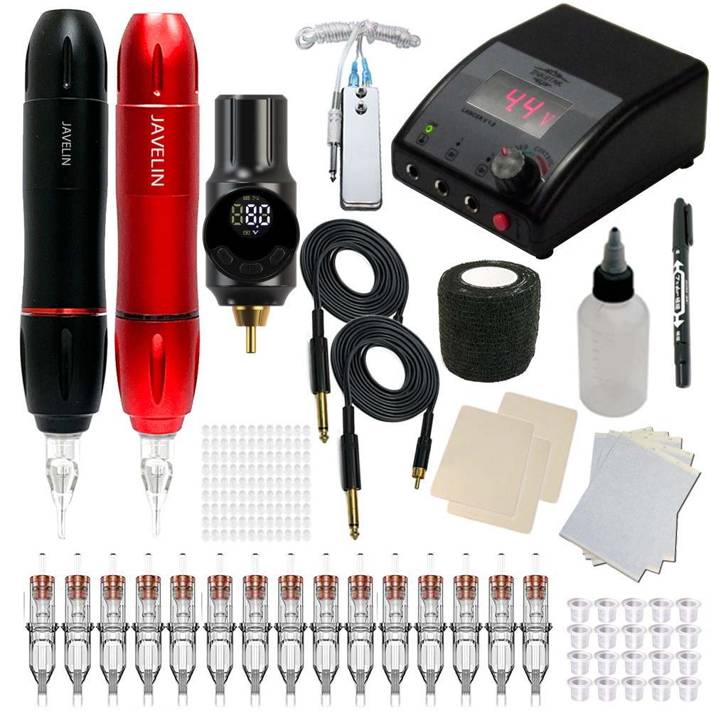 Javelin Wireless Tattoo Pen Apprentice Kit - 85 Piece Set