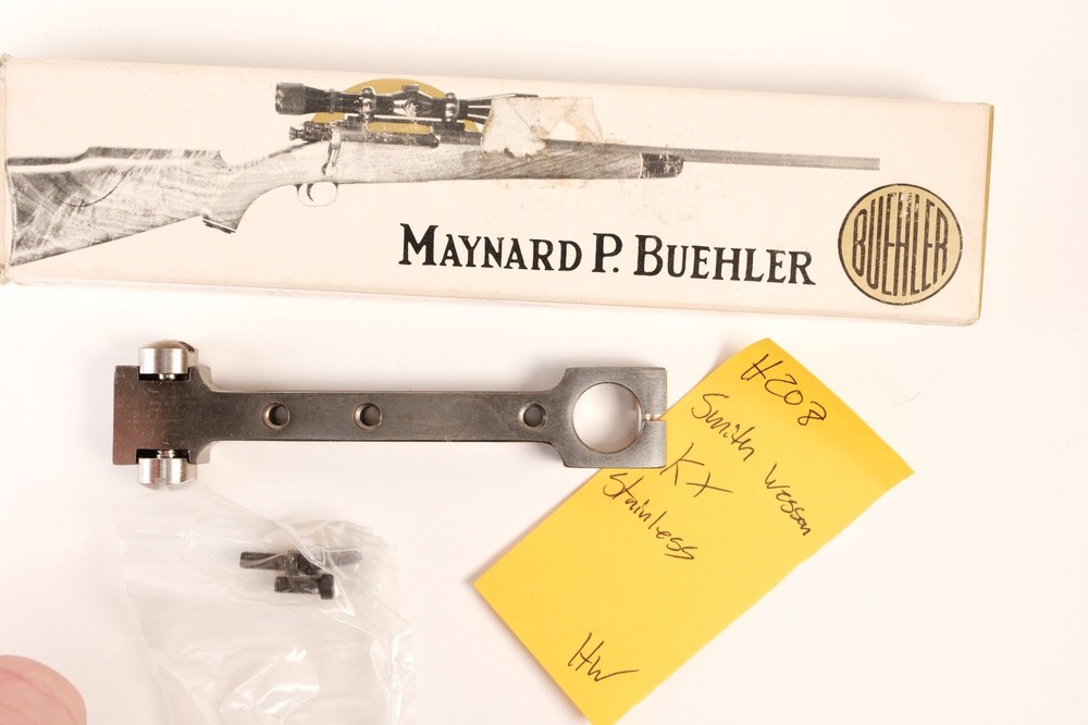 H208 Buehler Scope Mount Base Code KX Smith & Wesson Stainless S&W