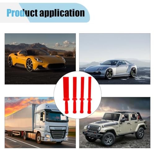 4PCS Plastic Chisel Scraper Set, Non-Marring Plastic Scraper Tools, Safe