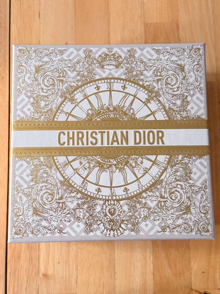 Christian Dior Empty Gift Box Container Holiday 2024 8”x8”x4”