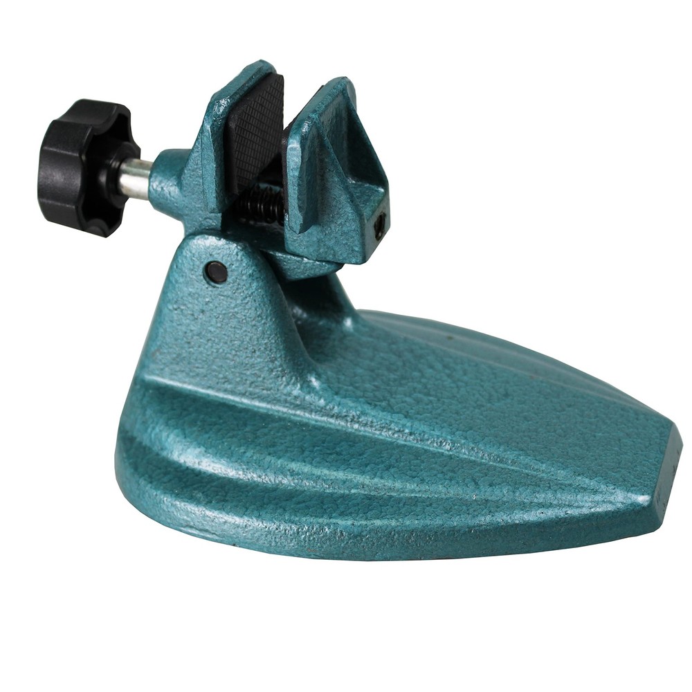 "Precision Micrometer Holder Stand Cast Iron Base for 0-4"" Micrometers"