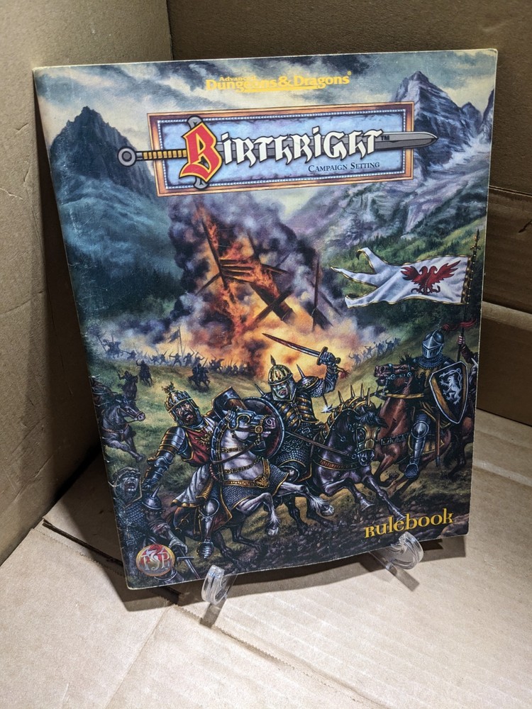Advanced Dungeons & Dragons Campaign Setting Birthright Rulebook