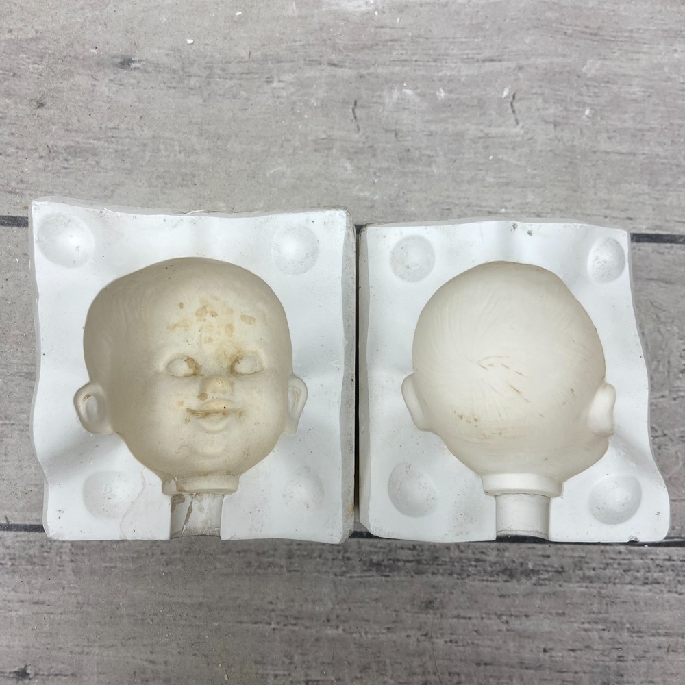 Unbranded Ceramic Casting Mold Doll Head #648