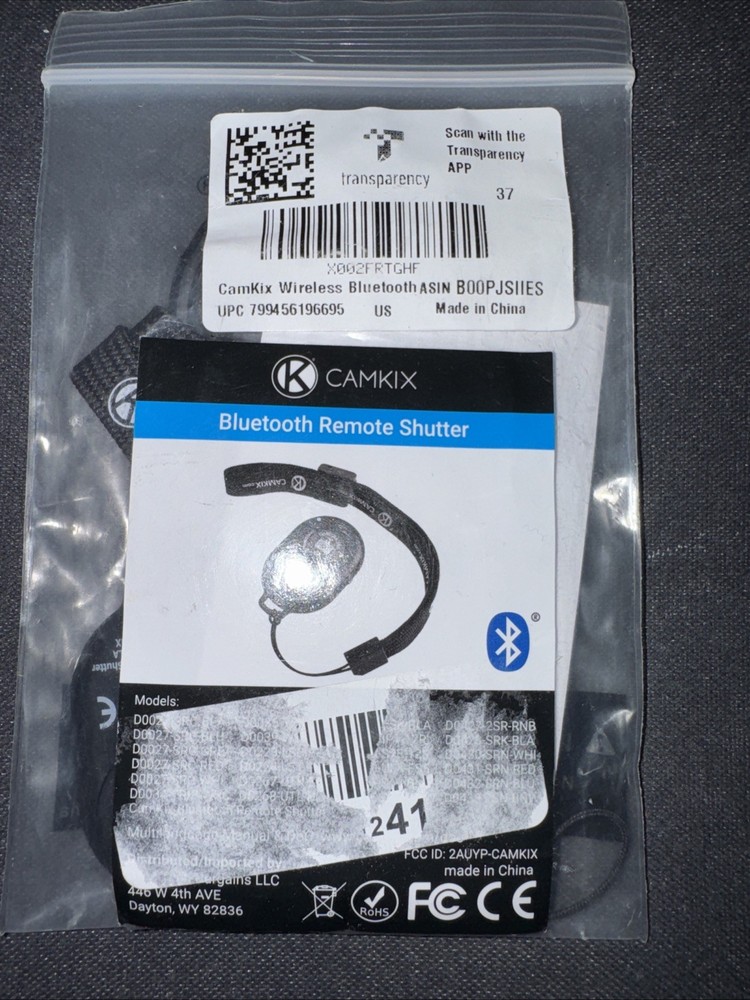 Camkix Camera Shutter Remote Control with Bluetooth Wireless Technology - Create