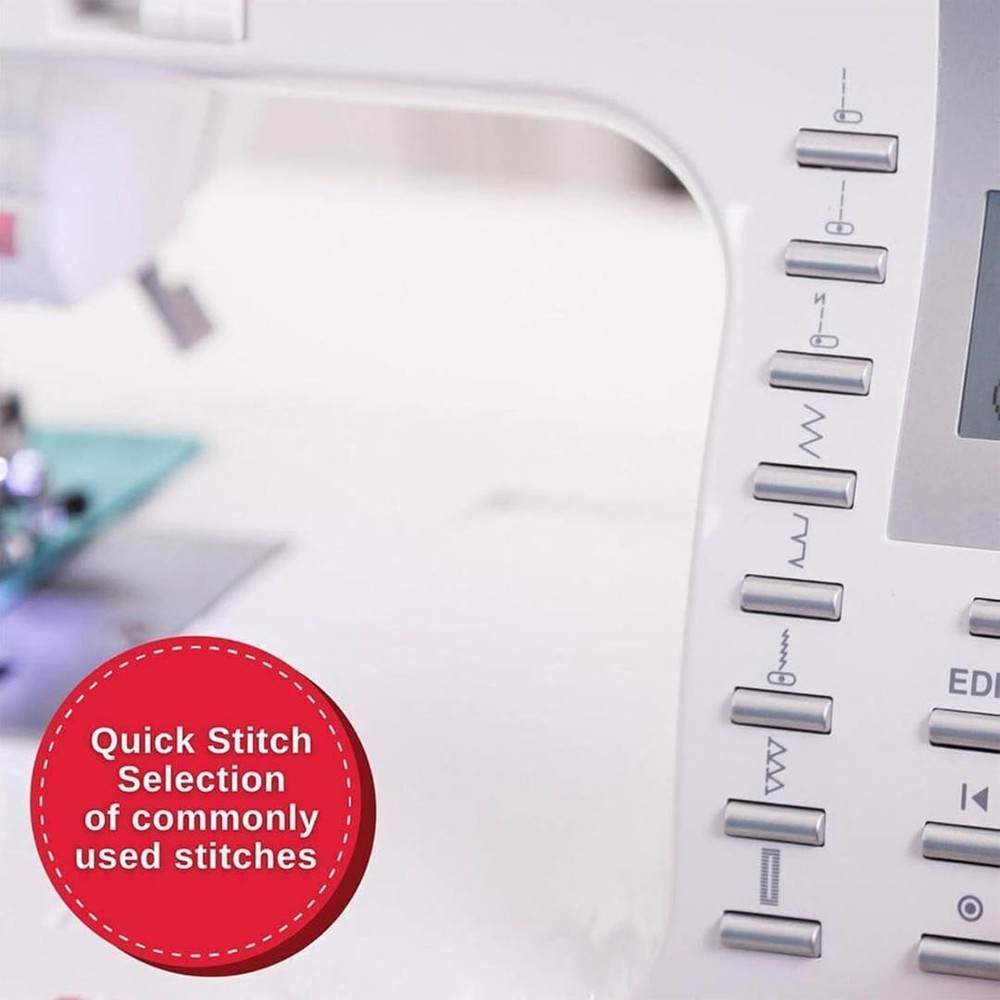 SINGER Quantum Stylist 9960 Computerized White Sewing and Quilting Machine