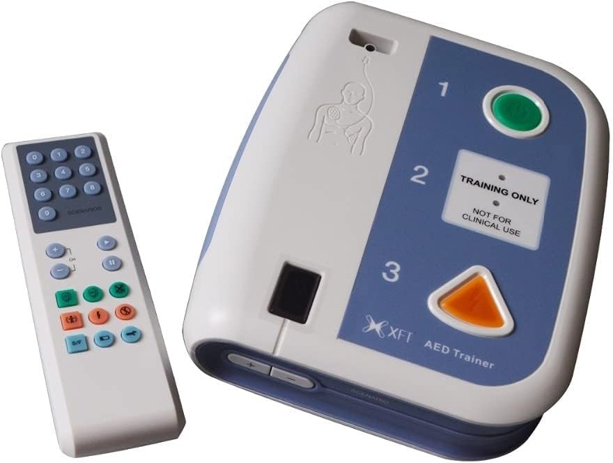 2Kit AED Trainer XFT-120C+ First Aid Training Kit Teaching Machine Train Pads