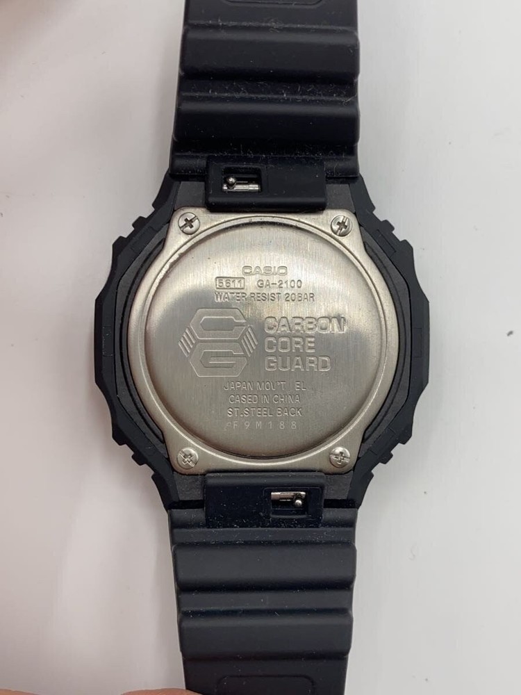 CASIO Quartz Watch G-SHOCK / Digital-Analog / Black / Black