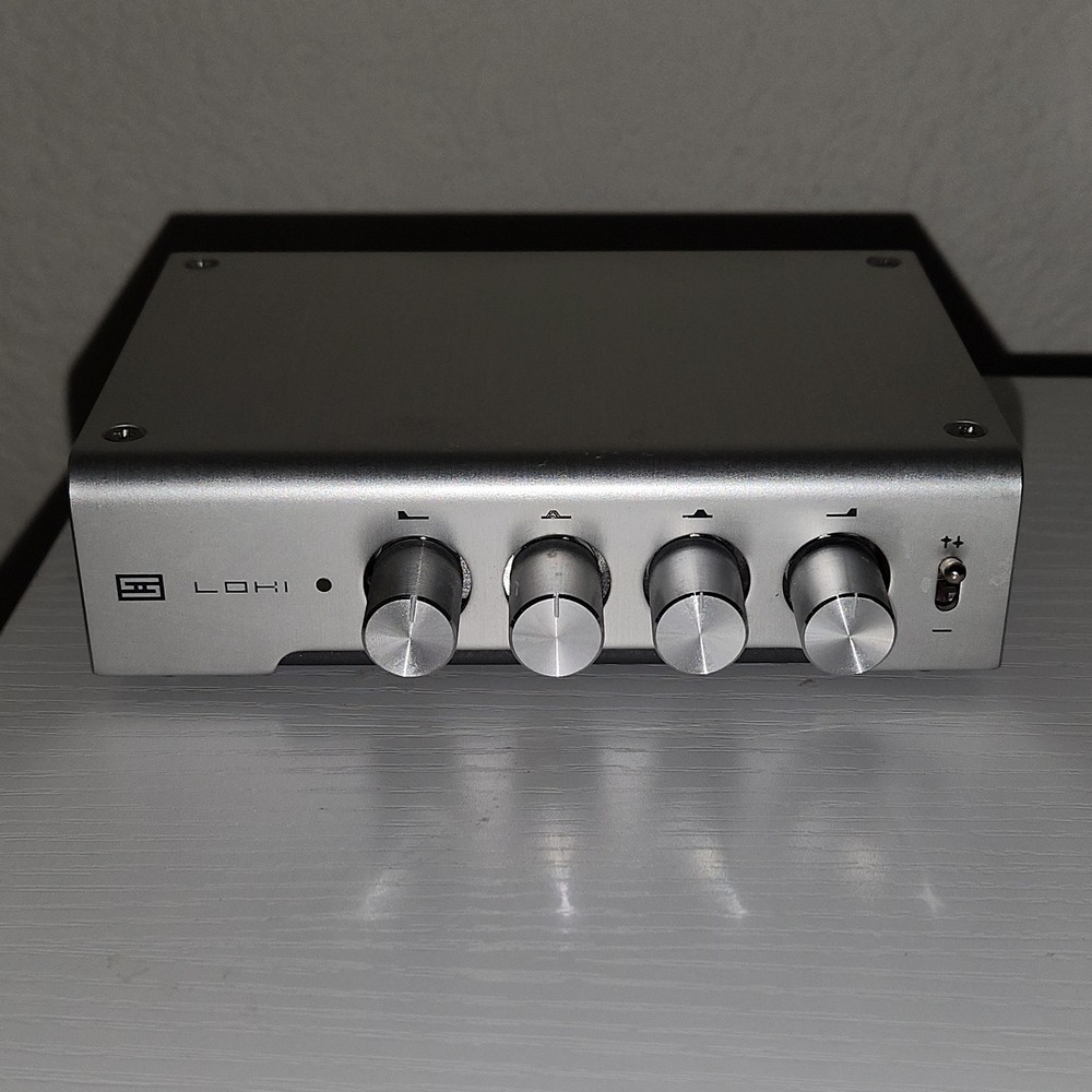 Schiit Loki Mini Silver Analog Equalizer RCA Input/Output 16 VAC