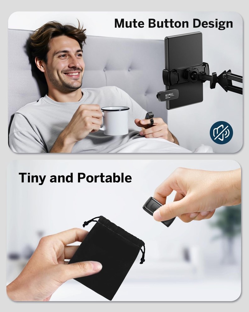 Remote Control Page Turner Ring for Kindle Paperwhite Oasis Scribe Kobo Ereaders