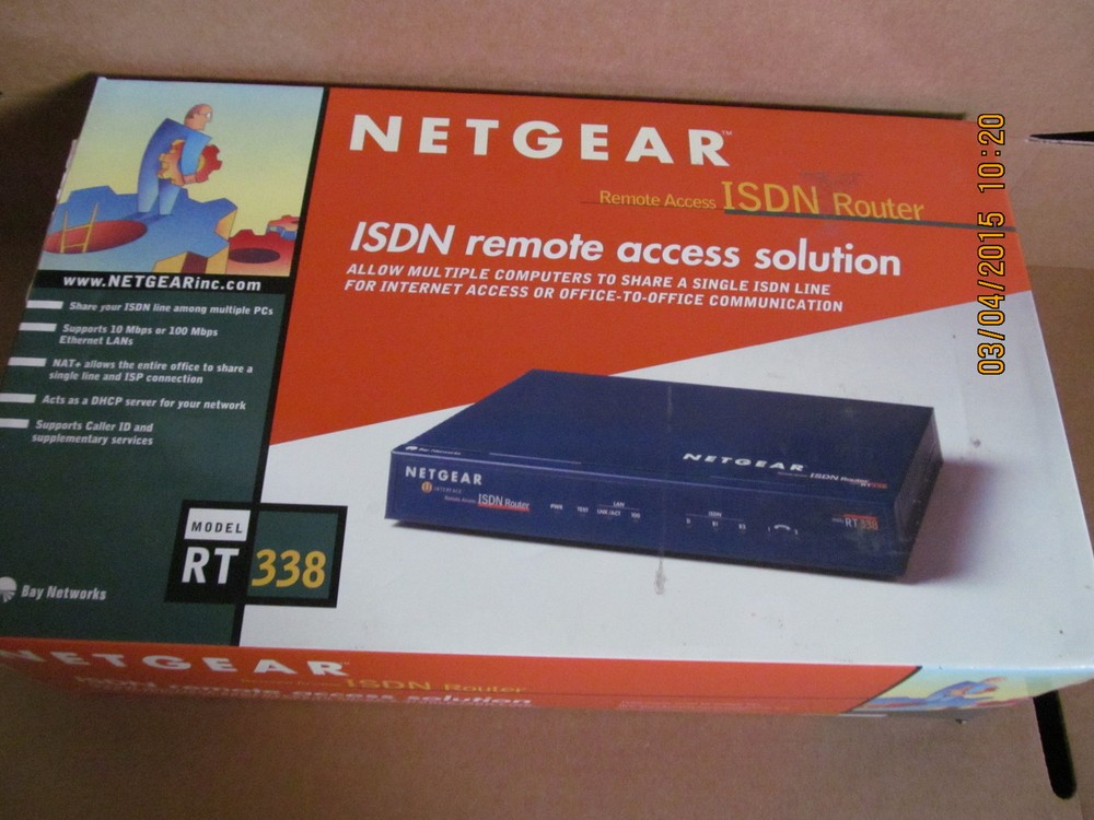 NETGEAR Remote Access ISDN Router RT338