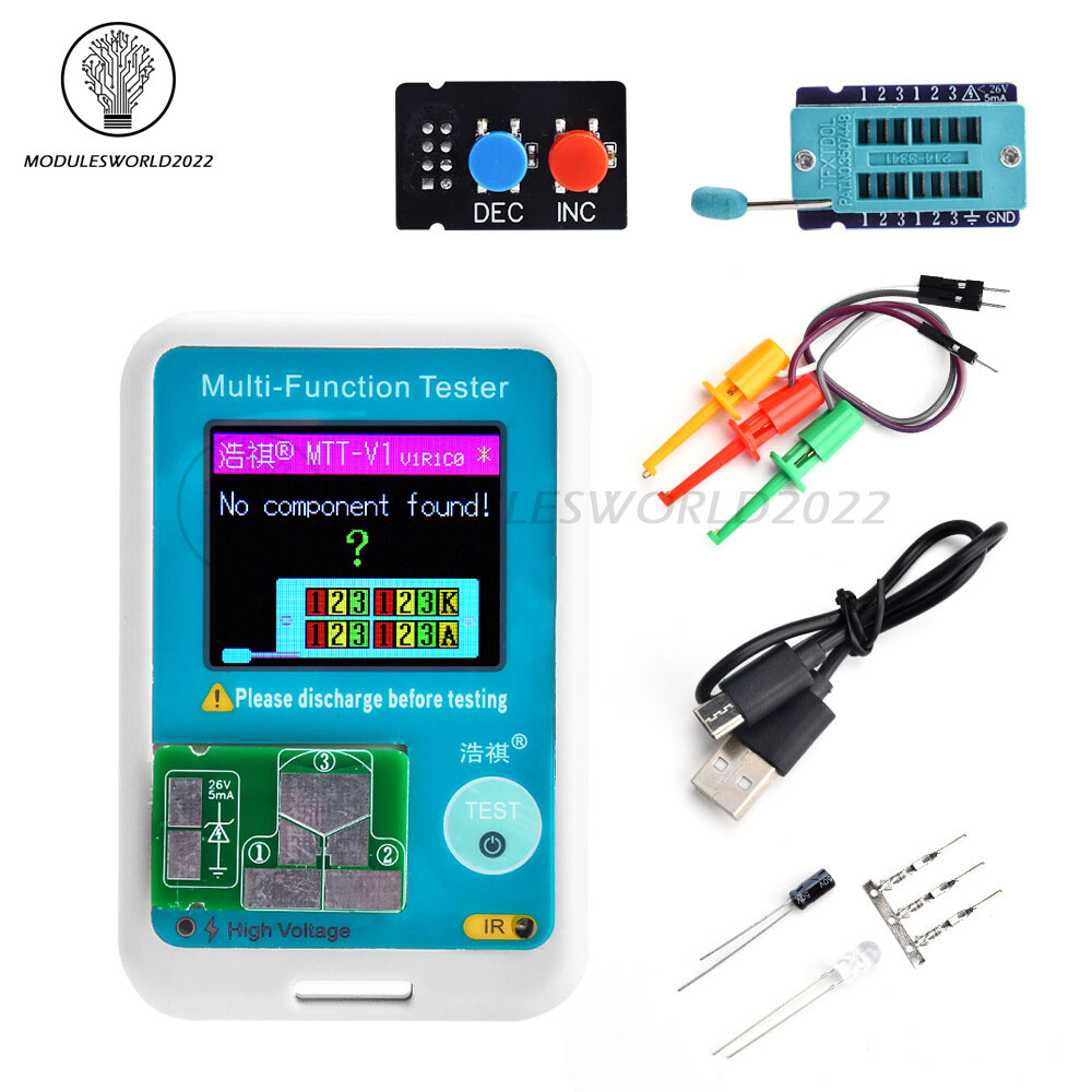 Multi-function MTT-V1 High Precision Transistor Tester Diode Capacitor Resistor