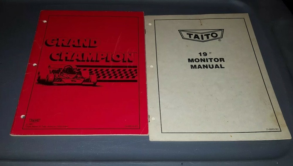 Taito Grand Champion Arcade Manual