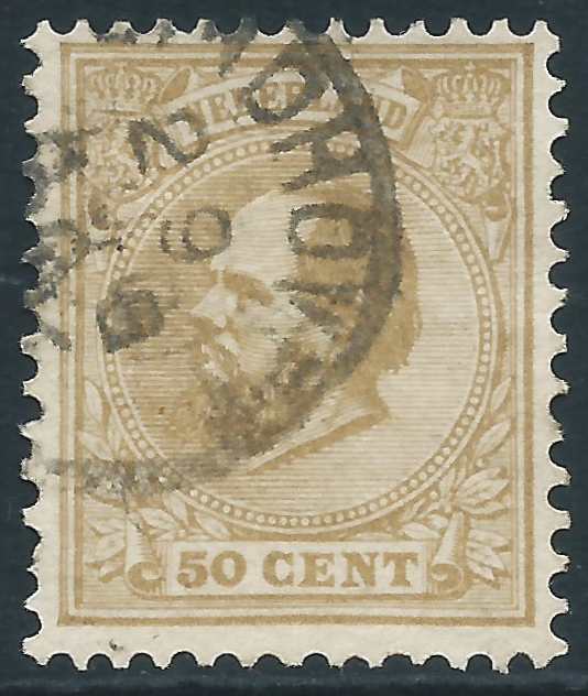 Netherlands, Sc #31, 50c Used
