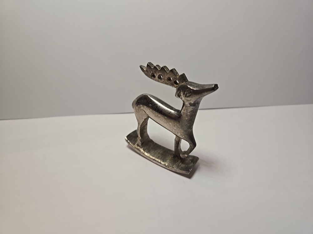 Solid Brass Rocking Reindeer