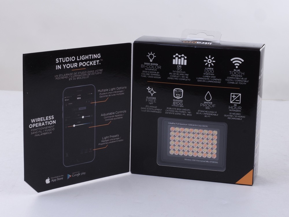 NEW Litra Pro LP1200 Waterproof Video LED Light