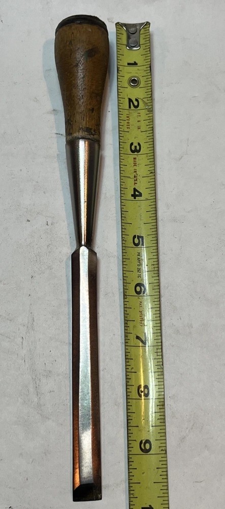 Unbranded 1/2” Woodworking Bevel Edge Chisel, Used