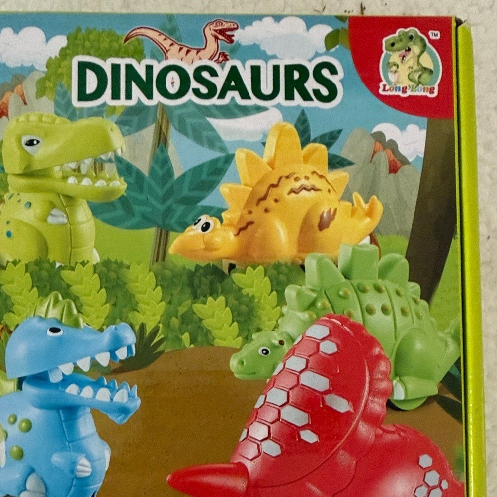 Press and Go Dinosaur Set