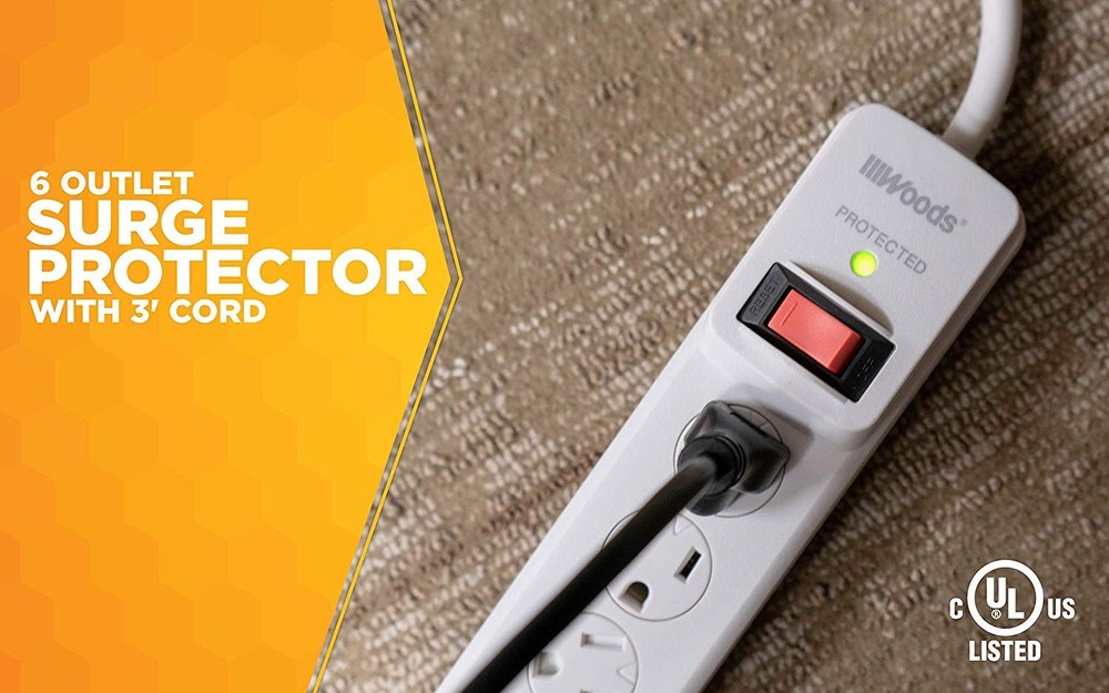 Surge Protector with Safety Overload Feature