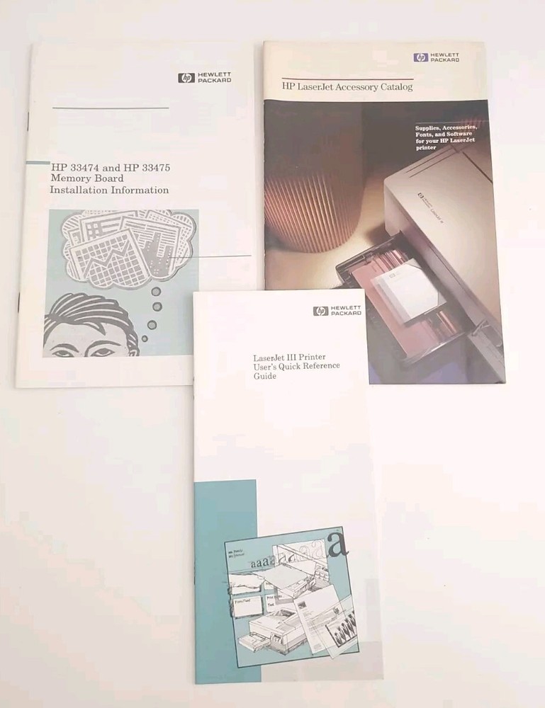 HP LASERJET III PRINTER USER'S MANUAL Software Application Notes Quick Reference