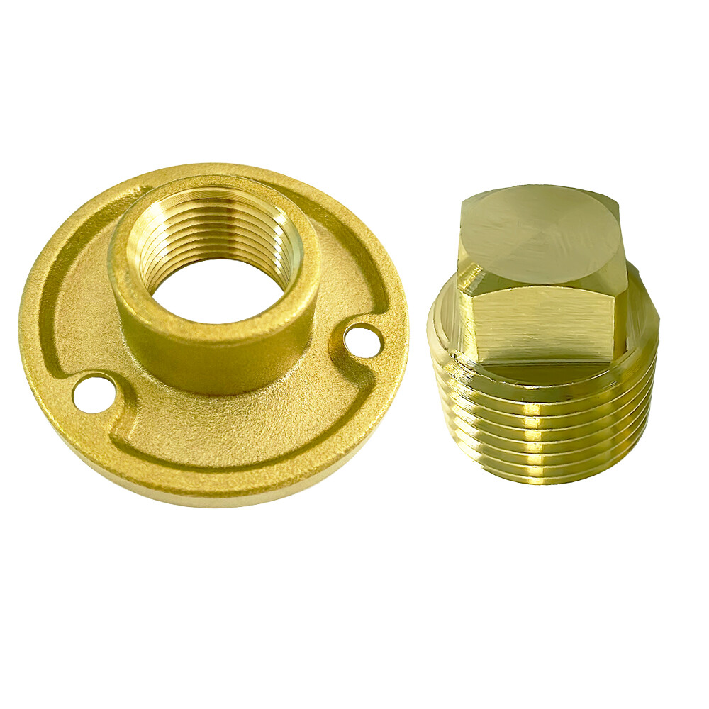 1 inch hole Garboard Drain Plug Kit FOR Boat Garboard Transom Scuttle Drain Plug