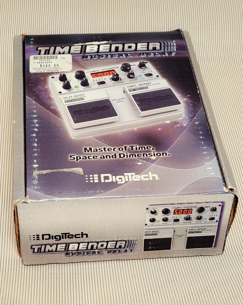DigiTech Time Bender Musical Delay Guitar Effect Pedal with Box & Manual