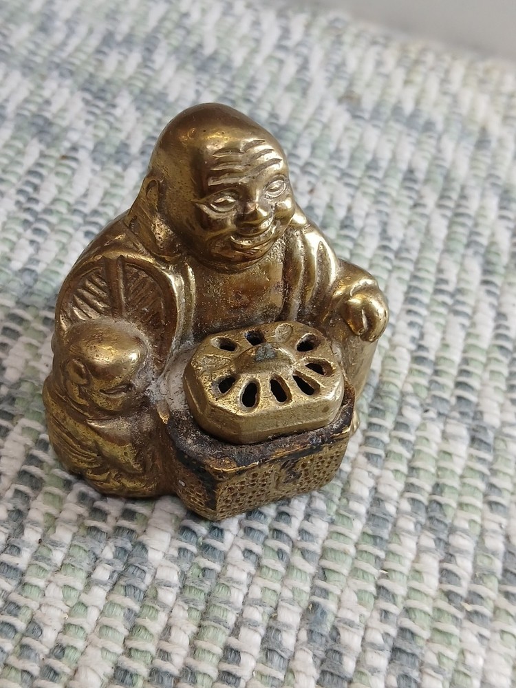 Brass Buddha Incense Burner