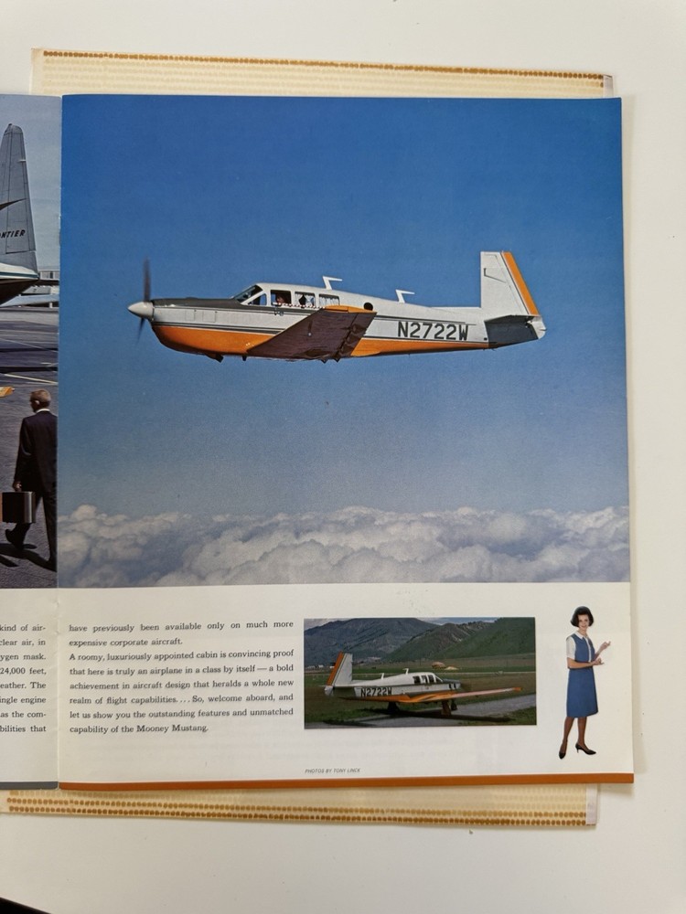 Mooney pressurized Mustang Brochure 1964