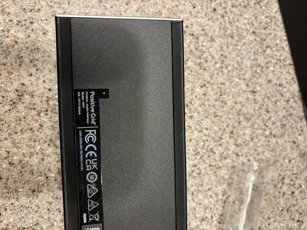 Positive Grid Riff Black Portable Guitar Interface