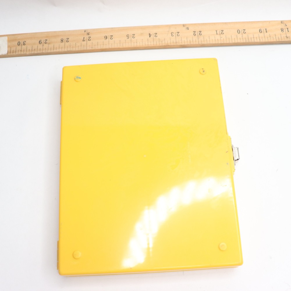 Microscope Slide Box Yellow 82003-412