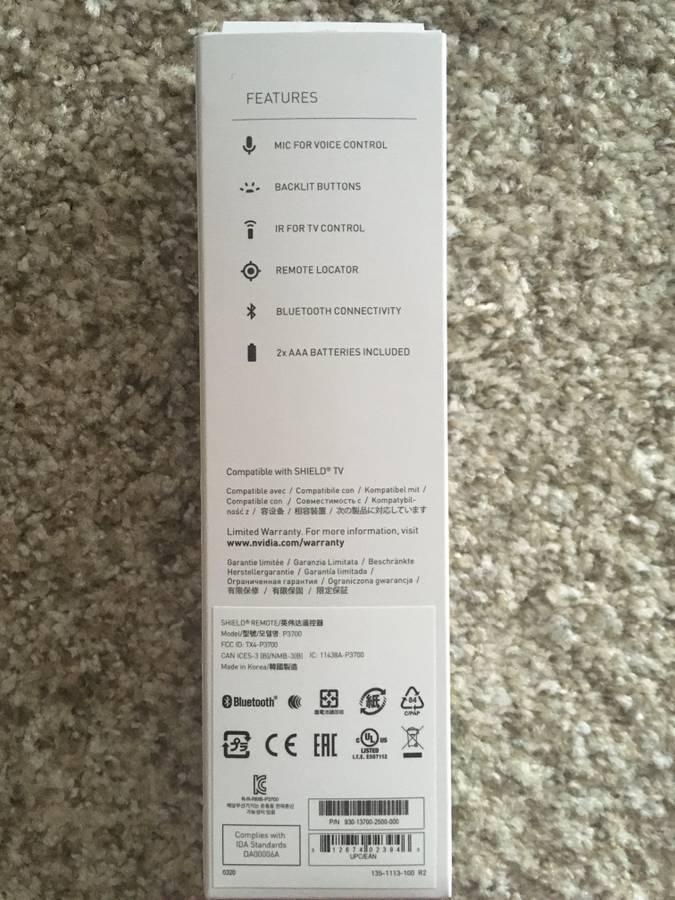 NVIDIA SHIELD TV Remote