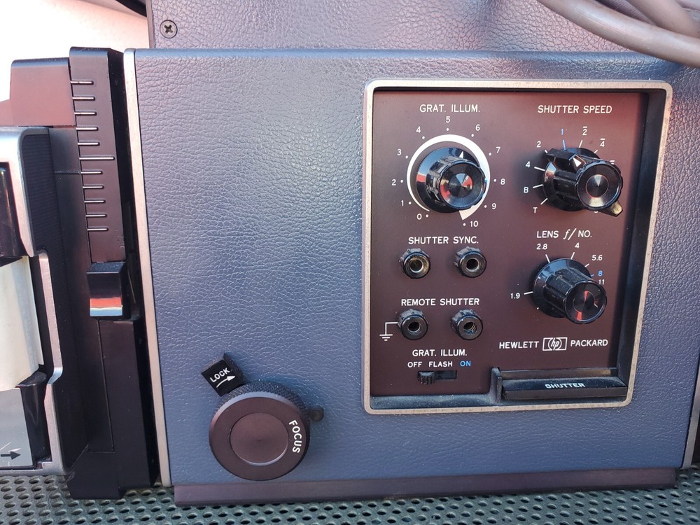 Hewlett Packard 197A Oscilloscope Camera