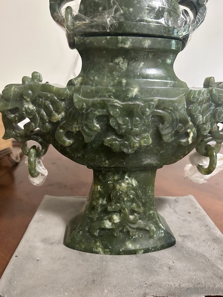 Green Jade Carved