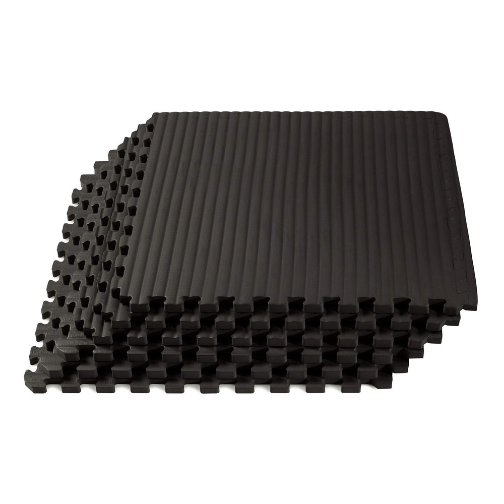 1 Inch Thick Martial Arts EVA Foam Exercise Mat, Tatami Pattern, Interlocking...