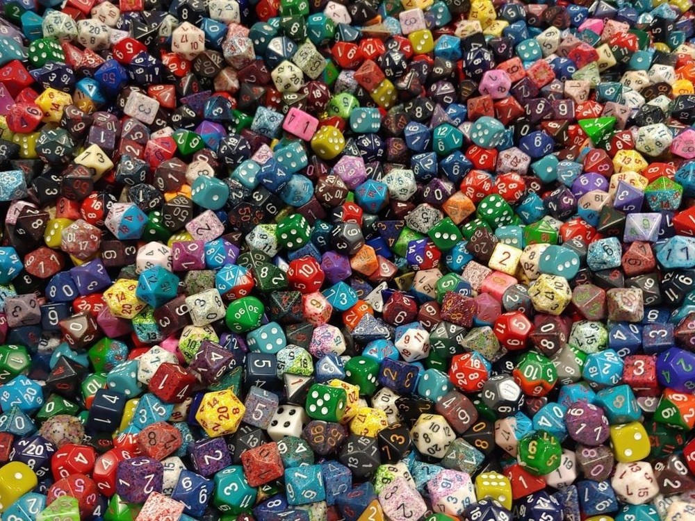 100 + Random Assorted Polyhedral Dice Lot For Table Top Gaming RPG D&D 5E