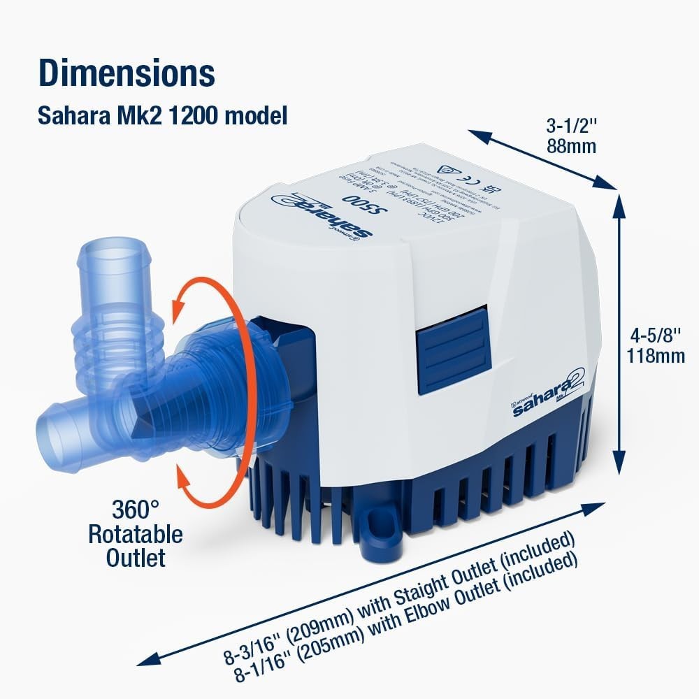 Sahara MK2 Automatic Bilge Pump