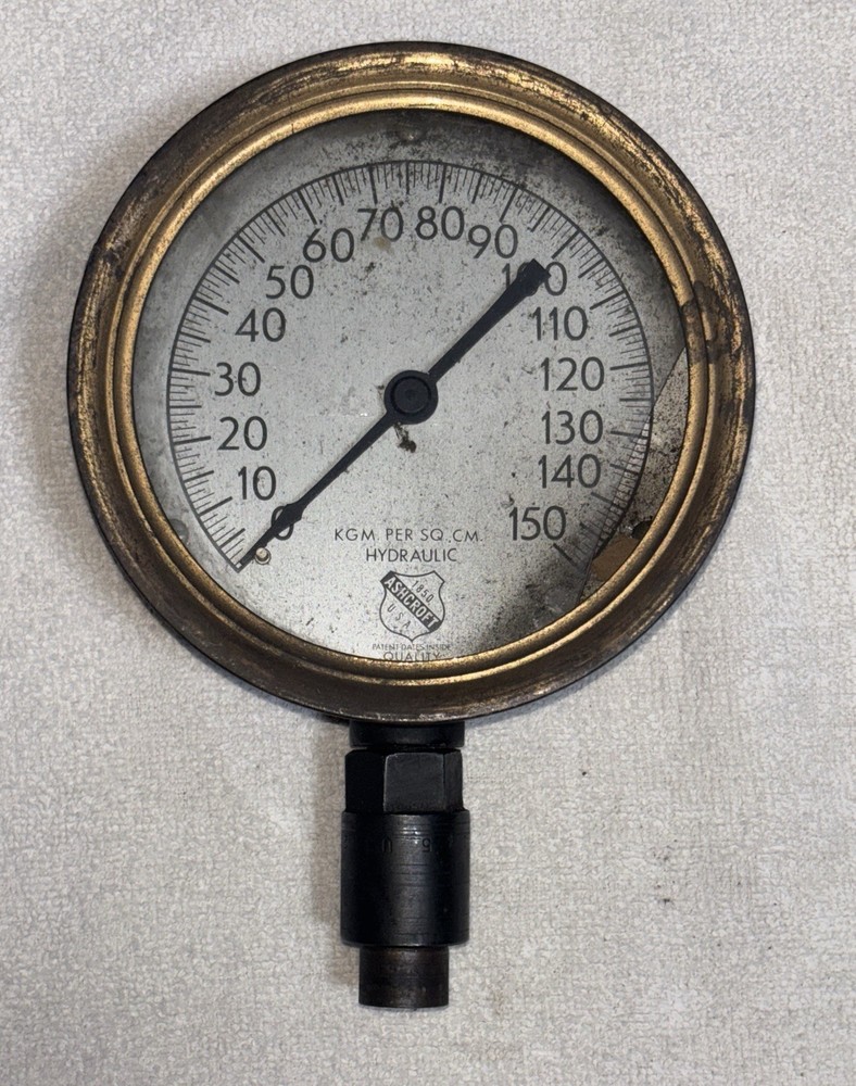 Ashcroft Brass Hydraulic Gauge