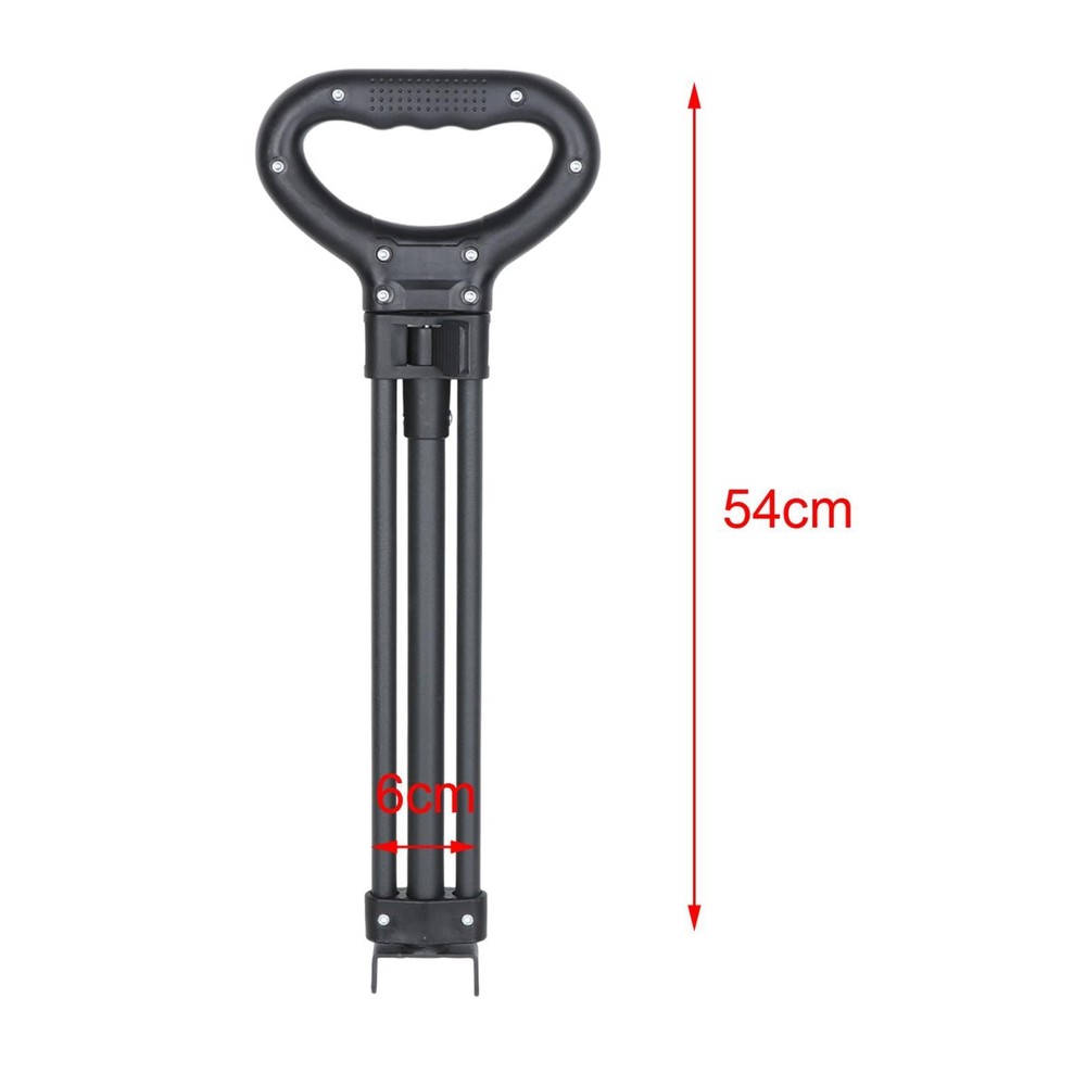 Camping Cart Pull Handle Replacement Part Hand Trolley Pull Handle for Garden